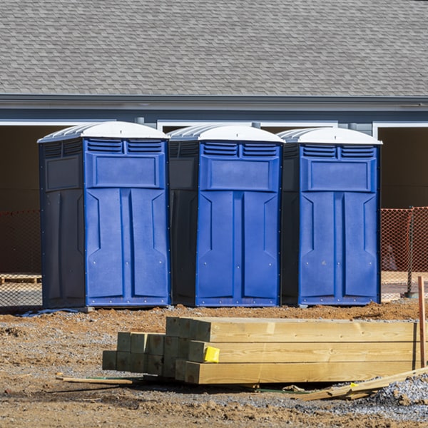 are there any restrictions on what items can be disposed of in the porta potties in Cleveland Texas